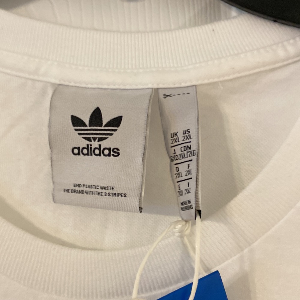Adidas Man Short sleeve shirt size 2XL brand new with tags length 32” bust 56” - Picture 4 of 12